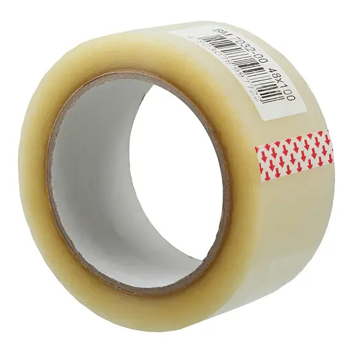 Клейка пакувальна стрічка BUROMAX BM.7032-00, 48 мм, 100 метрів, прозора - фото 1