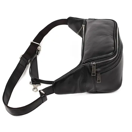 Шкіряна чоловіча сумка на пояс TARWA 30х15х12 см nsa0001225 - фото 8