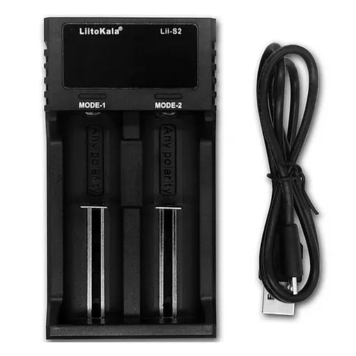 Заряднoe устройство Liitokala lii-S2 на 2 канала (для Ni-MH, Ni-CD, Li-Ion, LiFePo4) - фото 2