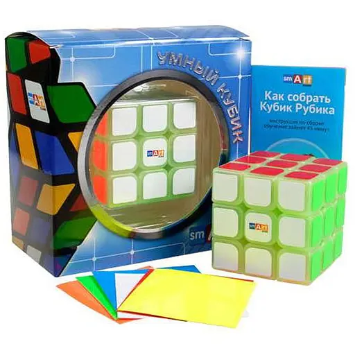 Розумний кубик Smart Cube 3х3 світиться у темряві (SC305) - фото 1