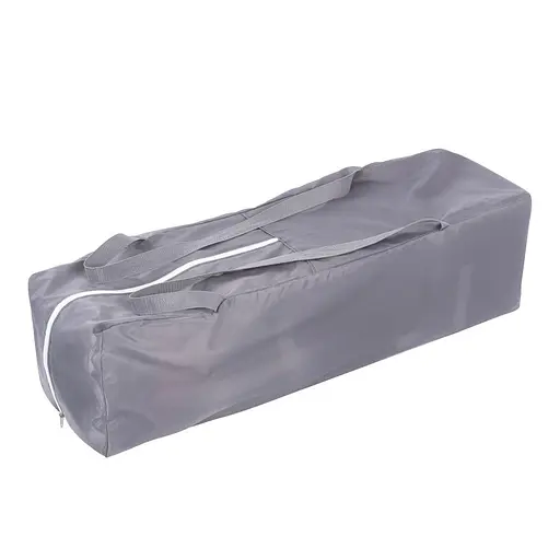 Детский манеж El Camino ME 1097 Pink Gray из льна розово-серый. - фото 4