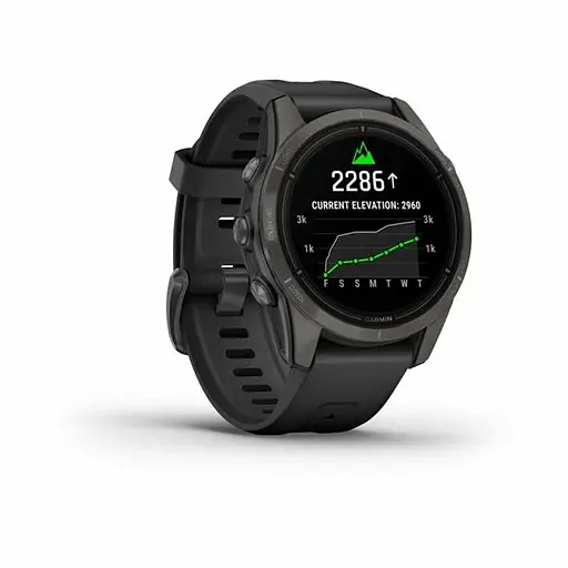 Смарт-годинник Garmin Epix Pro Gen 2 Sapphire 42mm Carbon G. DLC Ti. with Black Band (010-02802-14/15) - фото 3