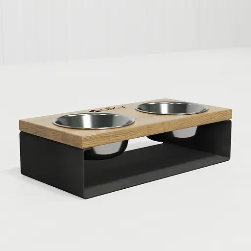 Hollky StellWood — миски на підставці для маленьких собак та котів (2 × 0,45 л) - фото 4