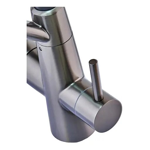 Змішувач для кухні на дві води з гнучким виливом Mixxus FUL-021 graphite MI6115 Графит - фото 3