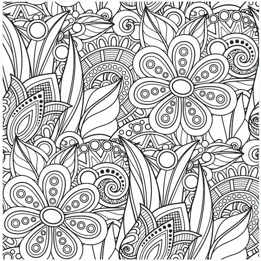 Антистресс-раскраска Santi Сказочные цветы 20 страниц - фото 3