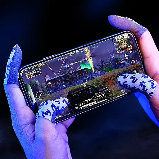 Ігрові сенсорні напальчники для гри на телефоні, смартфоні айфоні планшет Memo FS02 (18546) - фото 4