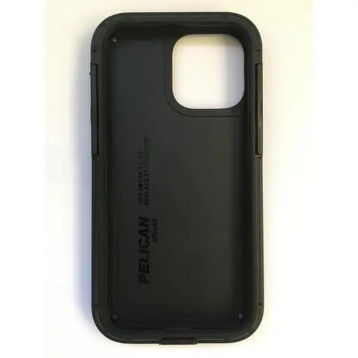 Противоударный чехол с клипсой Pelican Shield Kevlar для iPhone 13 / iPhone 14 Black аналог OtterBox Defender - фото 3