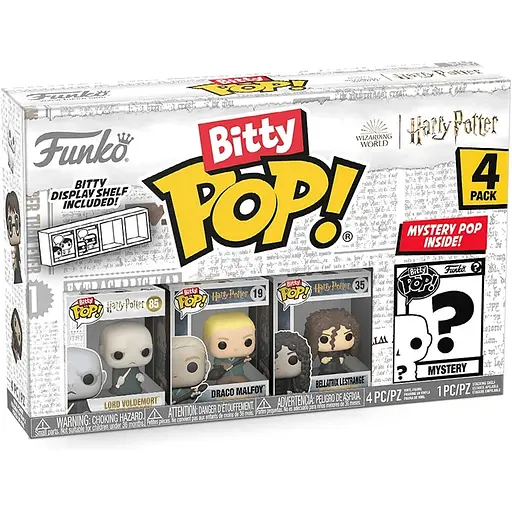 Набор фигурок Funko Bitty Pop Битти поп Voldemort 4 Pack Harry Potter Гарри Поттер 3 см BP V4P HP - фото 3