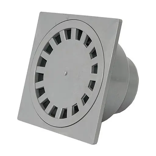 Трап вертикальный Pestan 110 мм с пластиковой решеткой 200х200 мм (240159) - фото 1