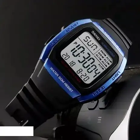 Чоловічий спортивний годинник Skmei 1278 Синій - фото 8