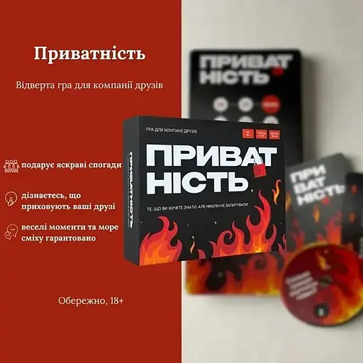 Настольная игра Конфиденциальность Gamesly 290148, 100 карточек, 300 вопросов - фото 4