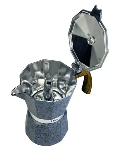 Гейзерна кофеварка MAGIO MG-1011 гейзерного типа на 6 порций еспресо 300 мл индукция - фото 3