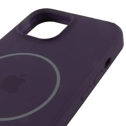 Чохол Epik Silicone Case Full Protective AA with MagSafe для Apple iPhone 14 Plus 6.7 Фіолетовий/Elderberry - фото 4