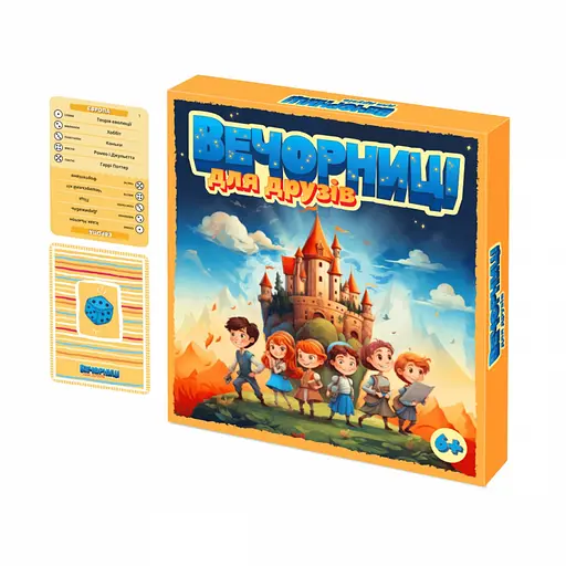 Настільна карткова гра "Вечорниці для друзів" Вечорниці 0102-VCHR 150 карток - фото 1