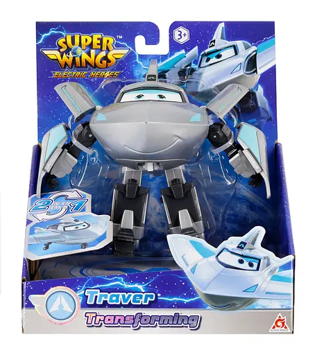 Ігрова фігурка-трансформер Super Wings Transforming Травер (Traver) 12.5 см (EU780232) - фото 6