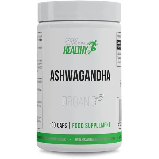 Органічний порошок кореня ашваганди MST Healthy Ashwagandha, 100 капсул