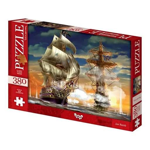 Пазлы классические Морские баталии C380-06-08, 380 элементов
