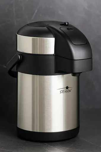 Термос помповый 3.0 л MT-0094 вакумный - фото 2