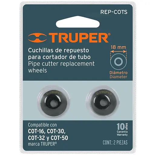 Лезо змінне Truper для труборіза 2 шт. (REP-COTS) - фото 1