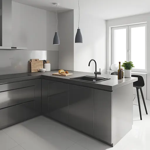 Кухонная мойка Grohe K700 из композита 31651AP0, Черный матовый - фото 6