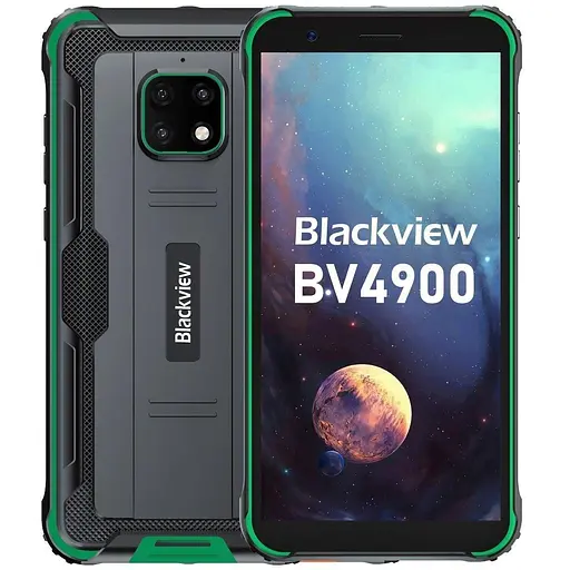 Захищений смартфон Blackview BV4900 3/32GB АКБ 5 580 мАг Green - фото 1