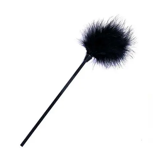 Соблазнительные перья для нежных прикосновений и игровых моментов 32 см Черный K0625-1 - фото 1