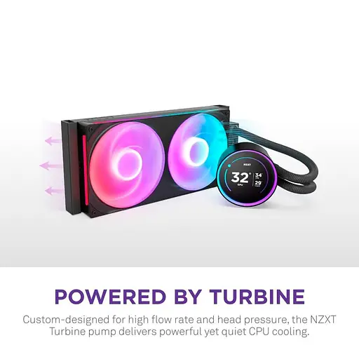 СВО NZXT Kraken Elite RGB 280mm Black (RL-KR28E-B2) - фото 5