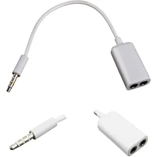 Переходник 2E Jack 3.5 папа 2 Jack 3.5 мама