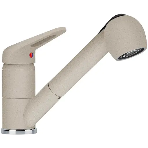 Franke Змішувач для кухні Novara Plus, довж.виливу - 240мм, витяжний, 1важіль, цукру