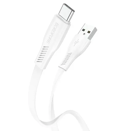 Кабель Borofone BX85 USB to Type-C 1 м белый - фото 1