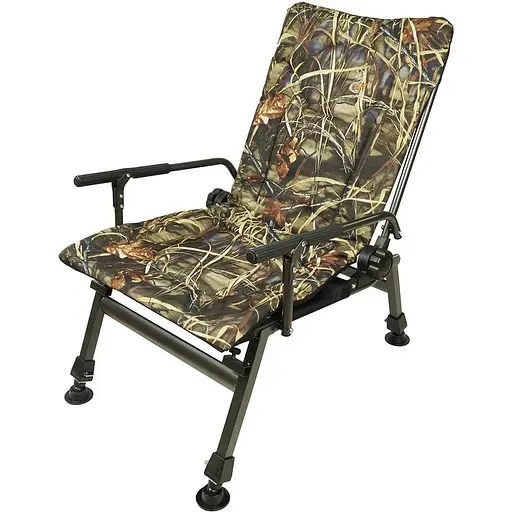 Крісло коропове рибальське M-Elektrostatyk F5R з підлокітниками спинка регулюється - фото 1