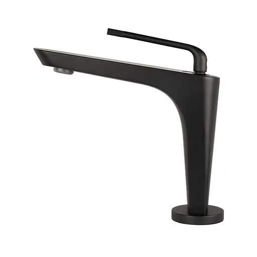 Смеситель для умывальника черный Nett DB-21 Черный матовый - фото 1