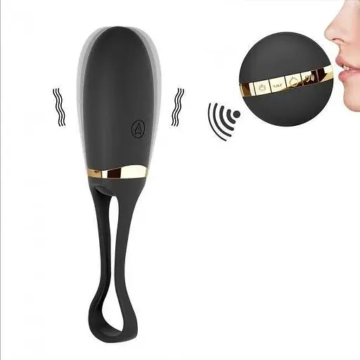 Віброяйце Dorcel Secret Delight Gold з пультом ДК з турборежимом та голосовим управлінням - фото 4