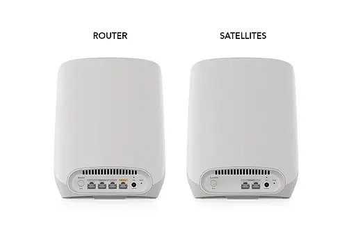 NETGEAR WiFi система Orbi RBK762S AX5400, WiFi 6, MESH, 3xGE LAN, 1xGE WAN, біл. кільк. (2шт.) - фото 5