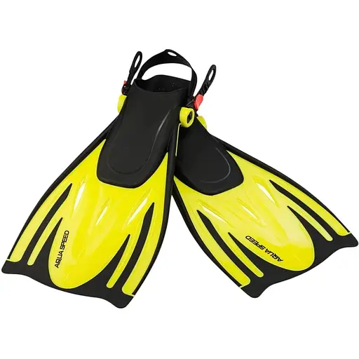 Ласти Aqua Speed Wombat 27-31 Чорний/Жовтий (1000-528-18-27-31)