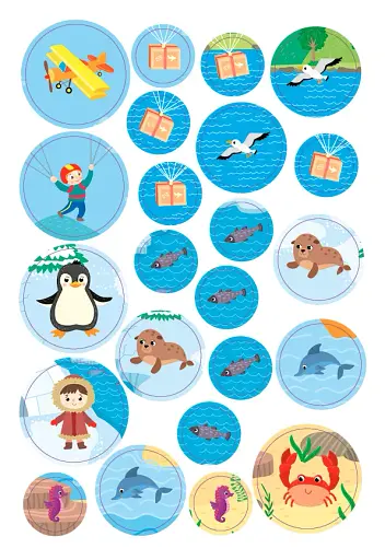 Великі наліпки для малят. Стрімкий літачок - фото 5