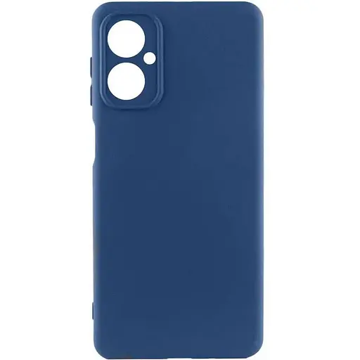 Чохол Silicone Cover Lakshmi Full Camera (AA) для Motorola Moto G14 Синій / Navy Blue