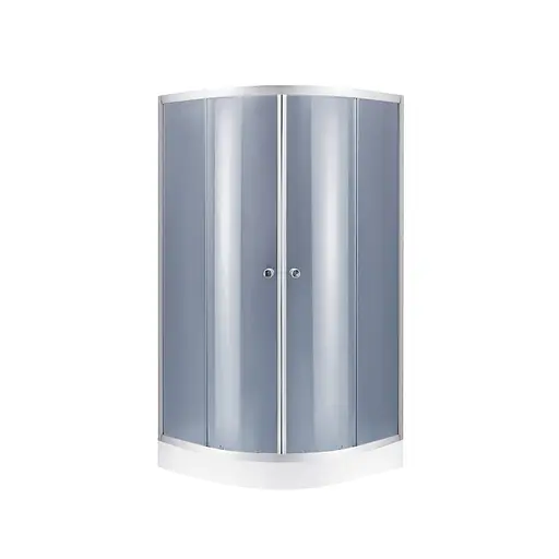 Душевая кабина Kroner KRP Harz - C.F.G. 90x90 см CV029561, тонированная, хром матовый - фото 1