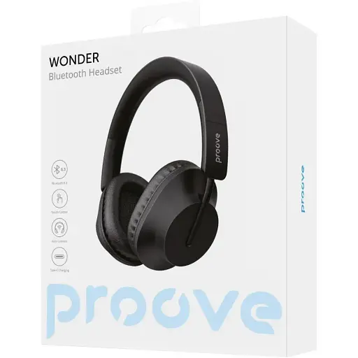 Беспроводные наушники Proove Wonder black - фото 2