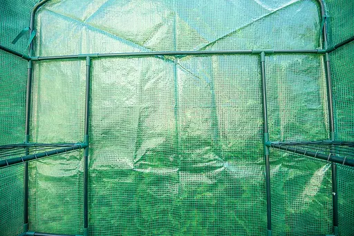 Парник складаний Neo Tools 195х143х143, 4 полиці, ПЕ плівка 135г, зелений - фото 6