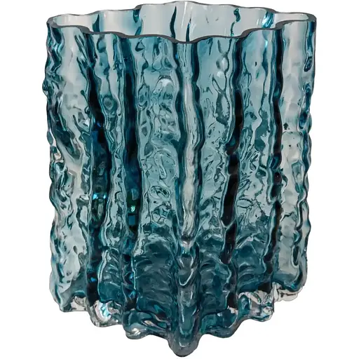 Ваза скляна Vittora Сапфір 20.5 см синя VT-V-0003 (148153)