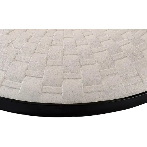 Уцінка. Підставка для парасолі Time Eco бетонна кругла біла 25 кг (TE-G1-25) - фото 3