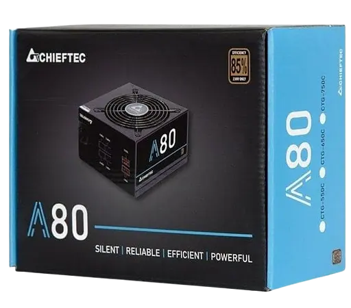 Блок питания Chieftec A80 CTG-750C 750W (CTG-750C) Б/У - фото 3