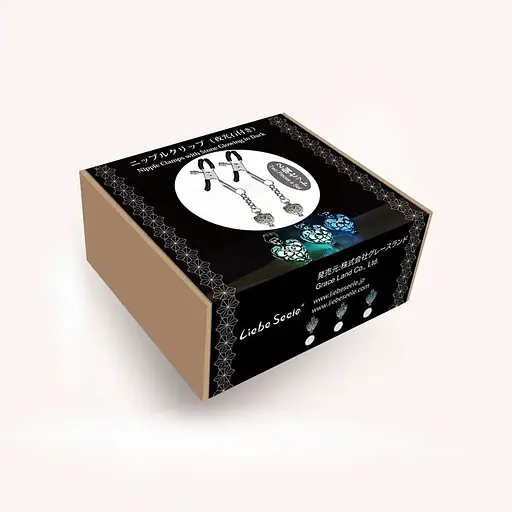 Зажимы для сосков Liebe Seele Glow-in-dark Nipple Clamps Light Blue - фото 4