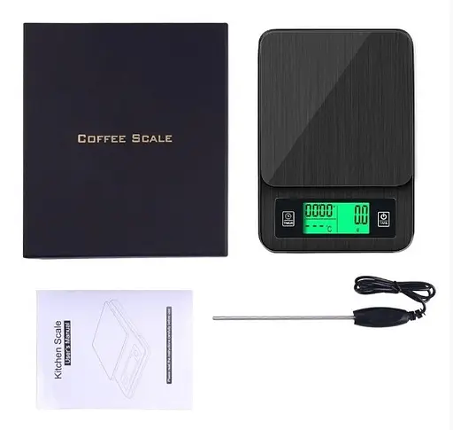 Ваги кухонні з таймером і термощупом 3000г/1г - фото 4