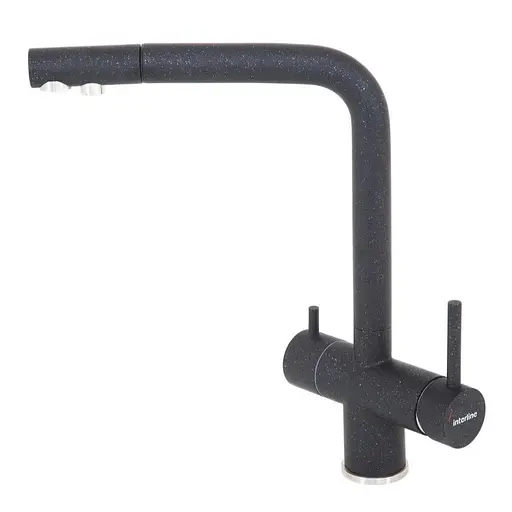 Смеситель для кухонной мойки Interline Storm new Black