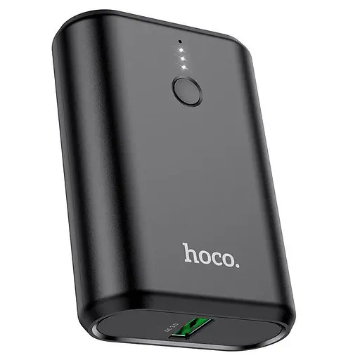 Портативний зовнішній акумулятор Hoco Q3 Mayflower 10000 мА·год PD20W + QC3.0 чорний - фото 1