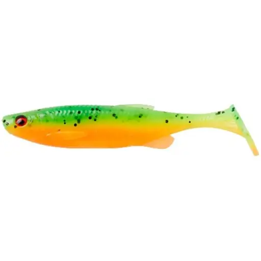 Силікон Savage Gear Fat Minnow T-Tail 105mm 11.0g 5 шт/уп Зелений/помаранчевий (1013-1854.43.18)