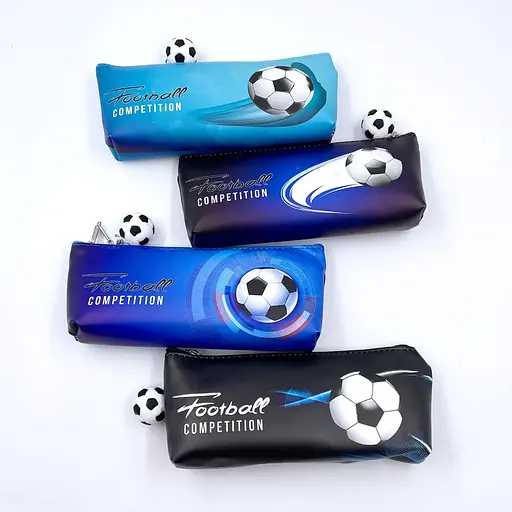 Пенал силиконовый с подвеской Футбол, PVC, 21165Y-P (в ассортименте) - фото 3