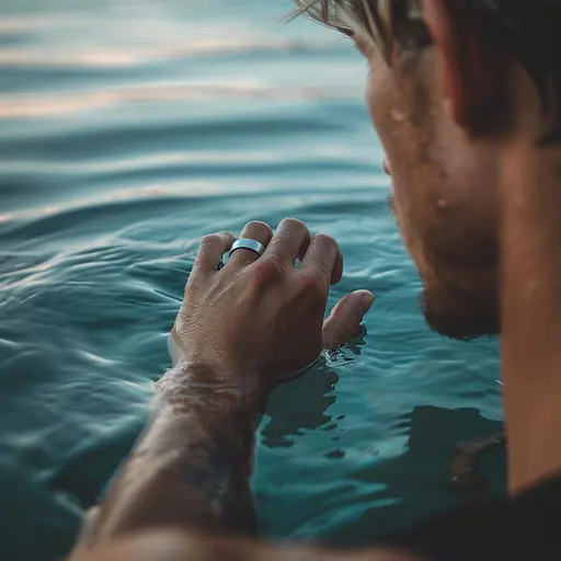 Смарт кільце HAALE Android & iOS Bluetooth 5.0 — Чоловіче під'єднане кільце — IP68 Водонепроникний, Менструація, Сон, стрес - фото 2